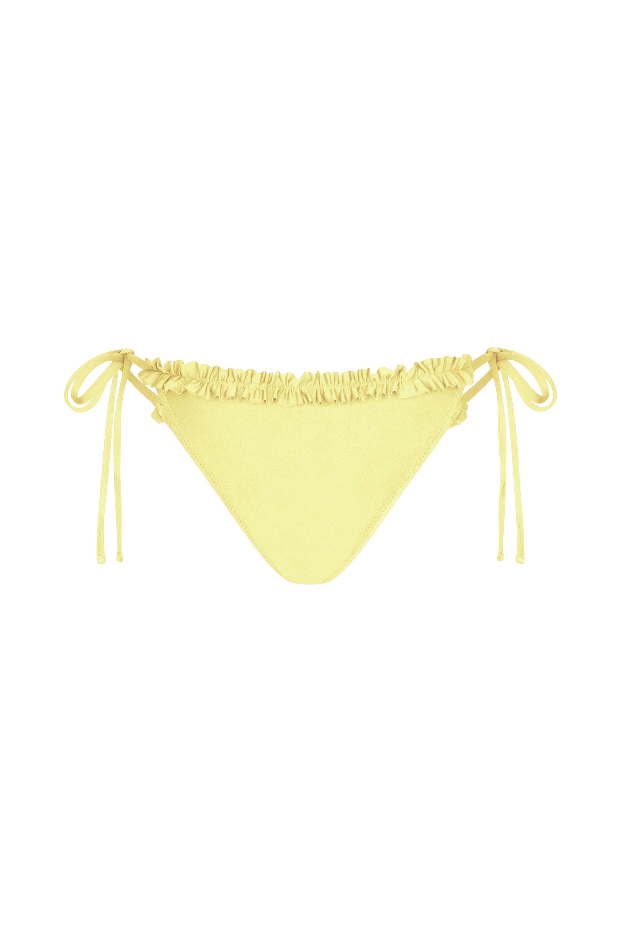 RUFFLE CHARM BIKINI BOTTOM IN BUTTER
