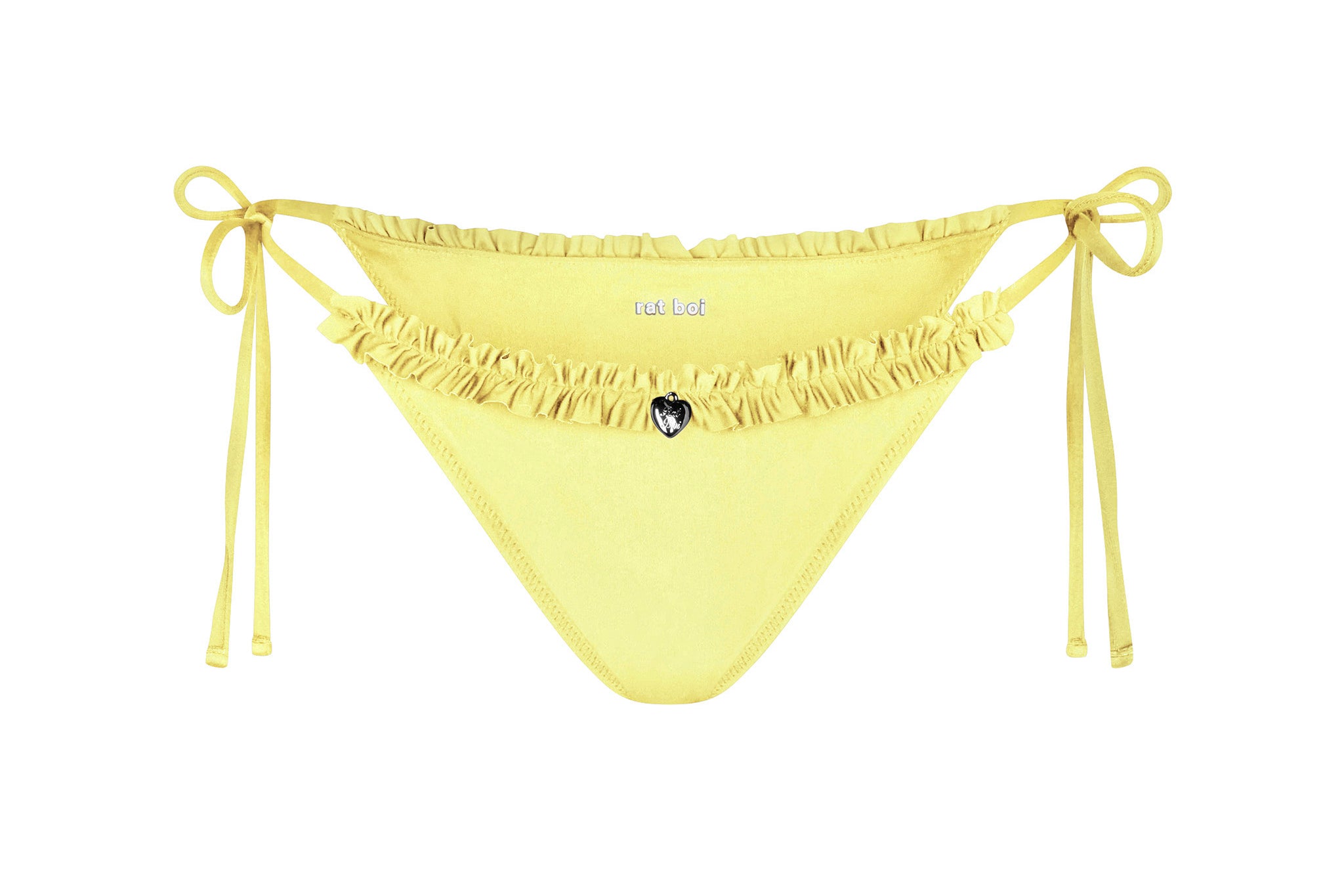 Ruffle Charm Bikini Bottom in Butter