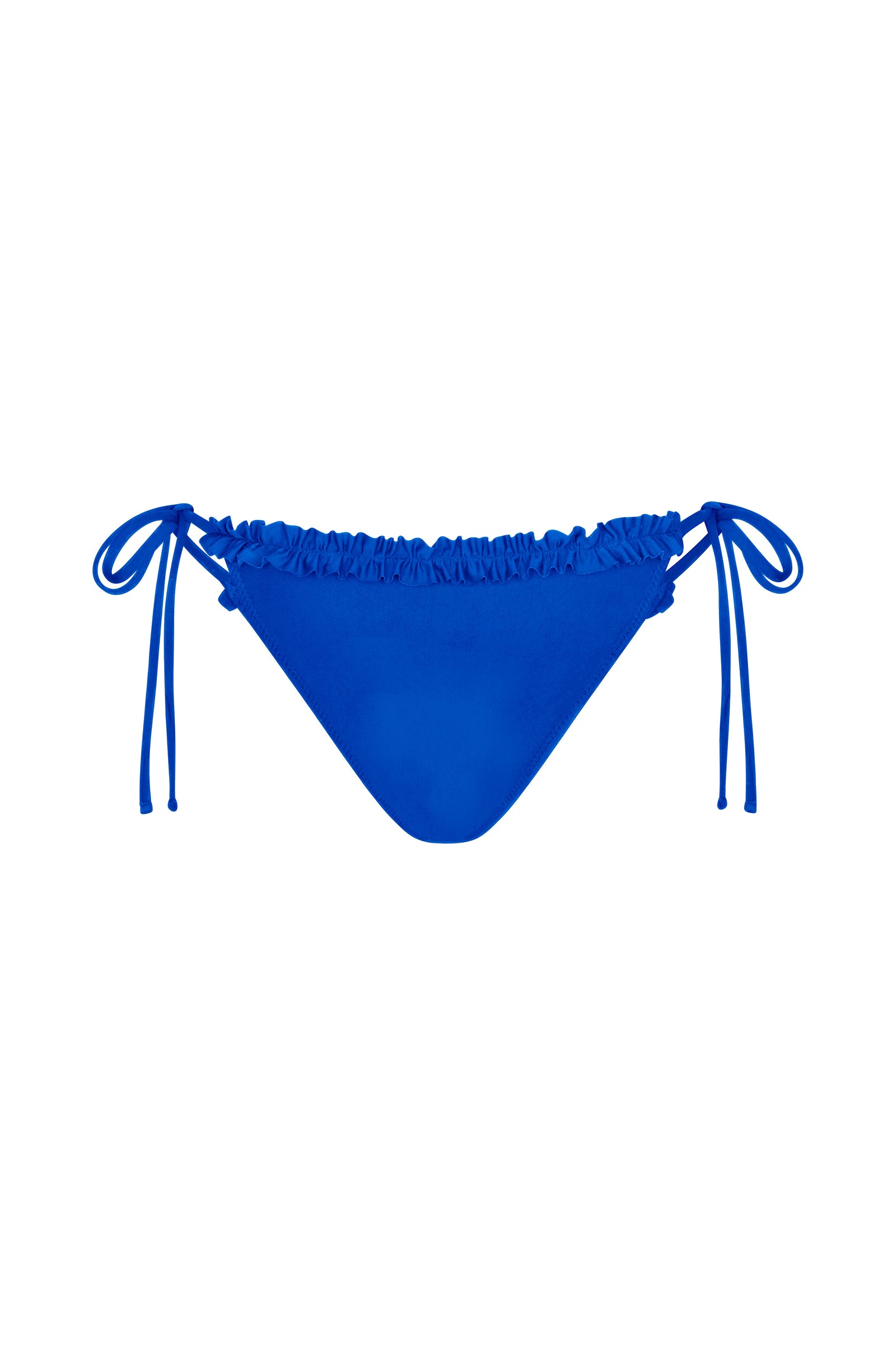 RUFFLE CHARM BIKINI BOTTOM IN ULTRAMARINE