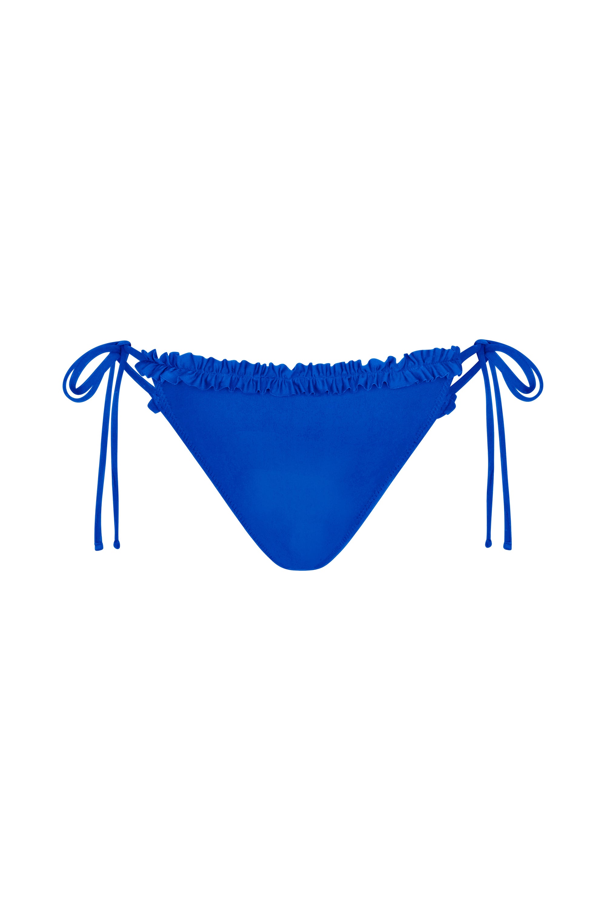 RUFFLE CHARM BIKINI BOTTOM IN ULTRAMARINE