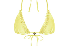 Ruffle Charm Bikini Top in Butter