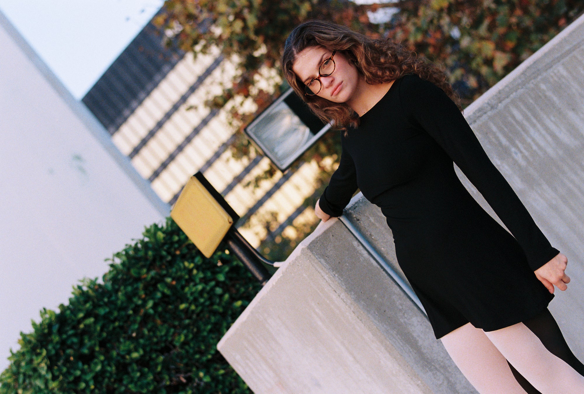 BOATNECK DRESS IN ONYX