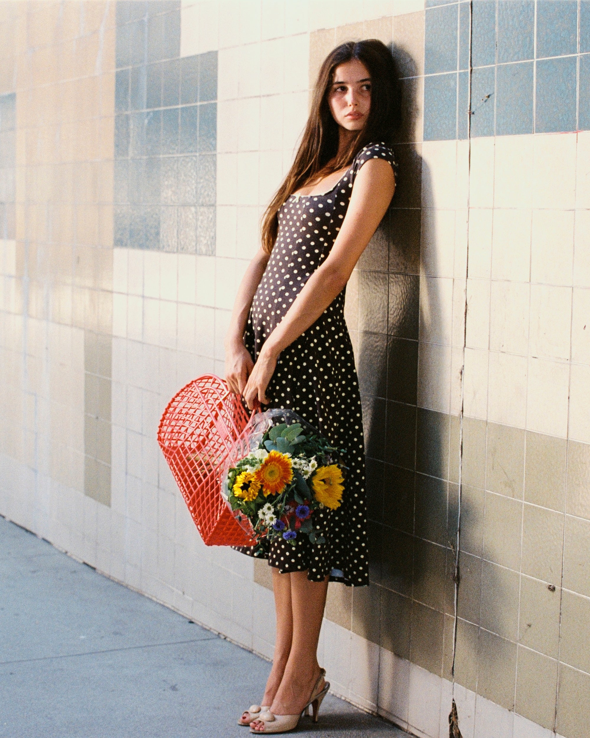 DREAM DRESS IN ESPRESSO DOT