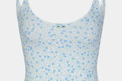 SCOOP BACK CAMI IN MORNING GLORY