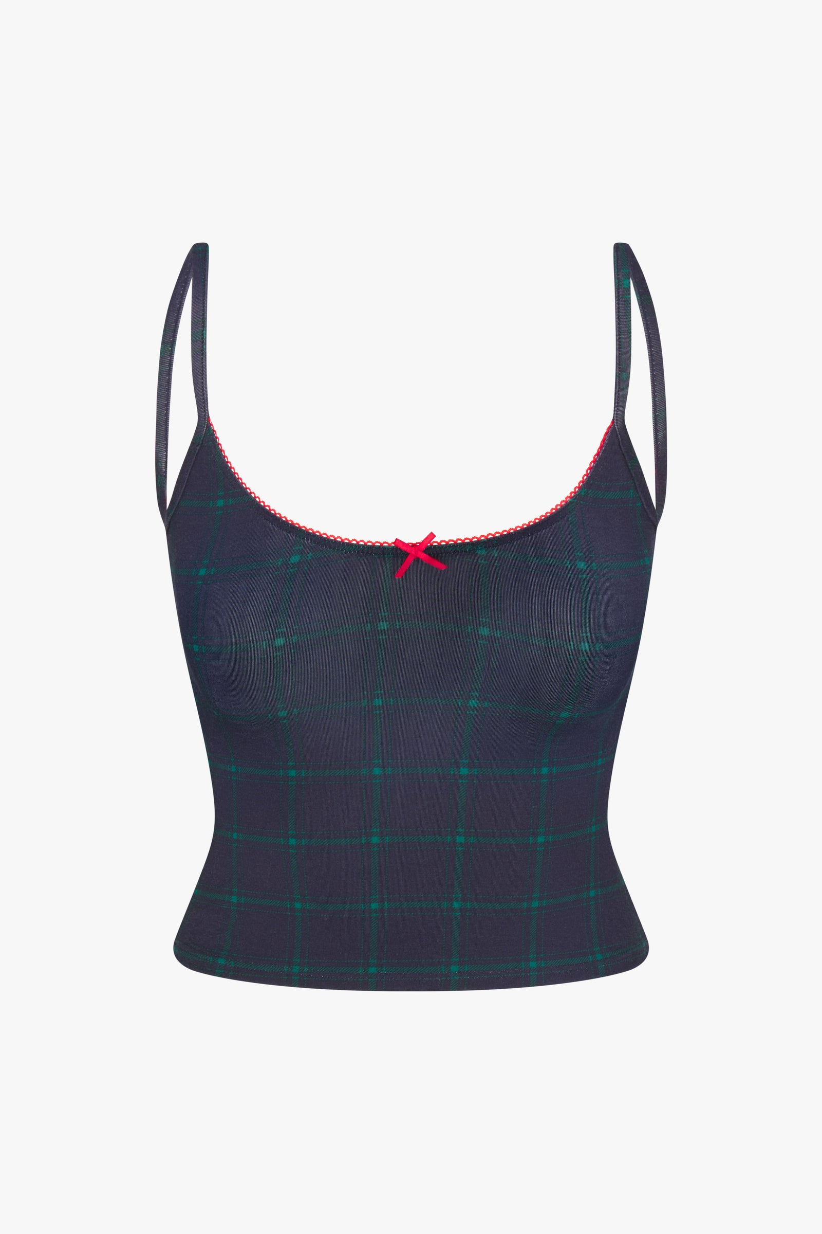 SCOOP BACK CAMI IN OXFORD