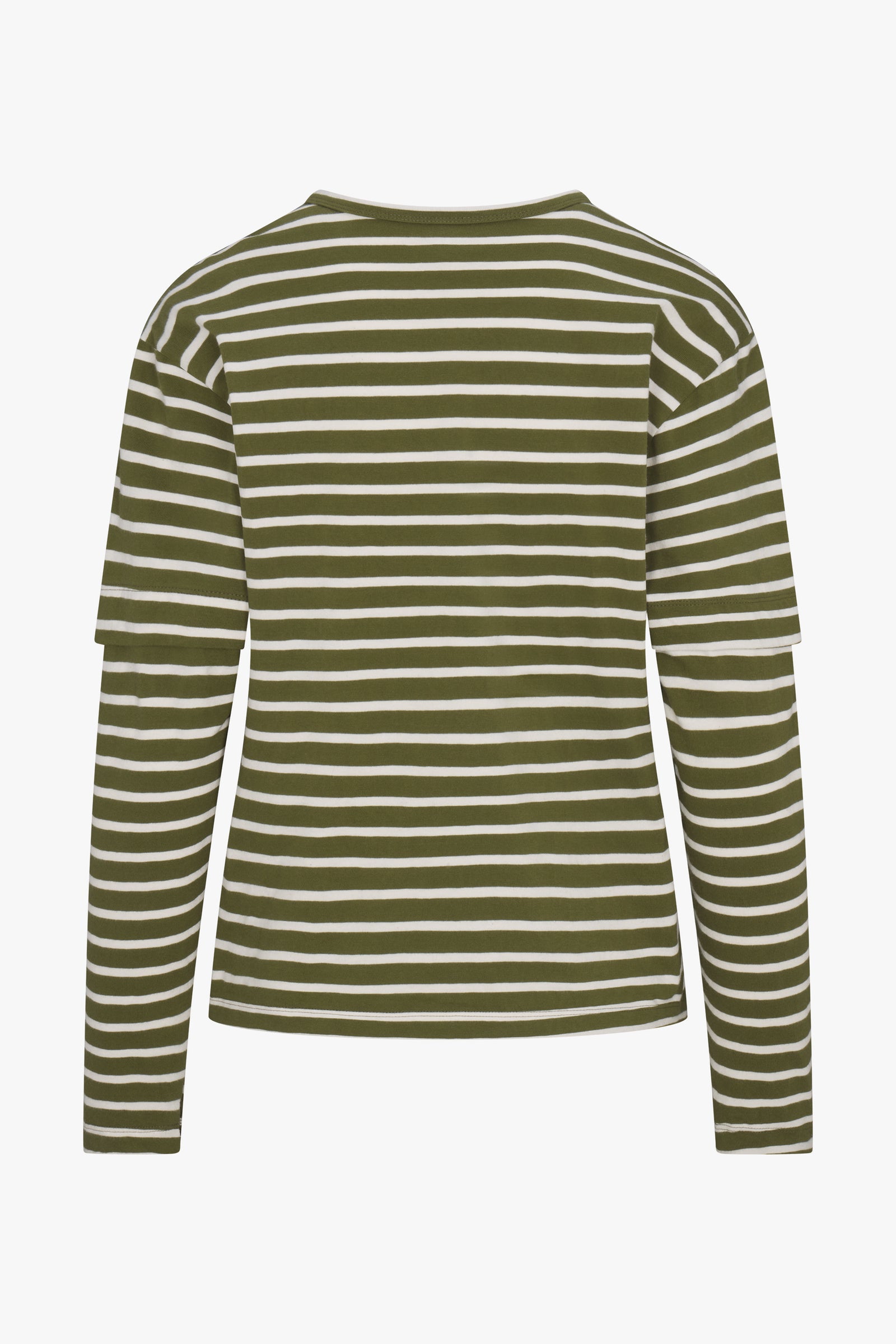 SKATE LONG SLEEVE IN OLIVE STRIPE