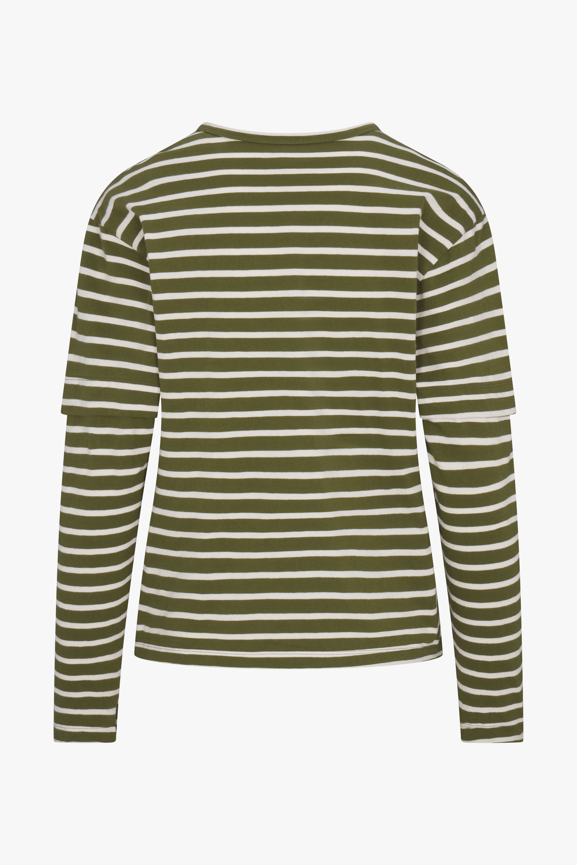 SKATE LONG SLEEVE IN OLIVE STRIPE