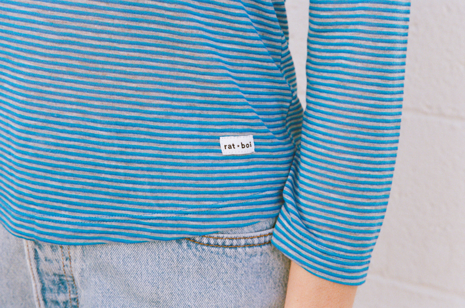 3/4 SLEEVE TOP IN RASPBERRY