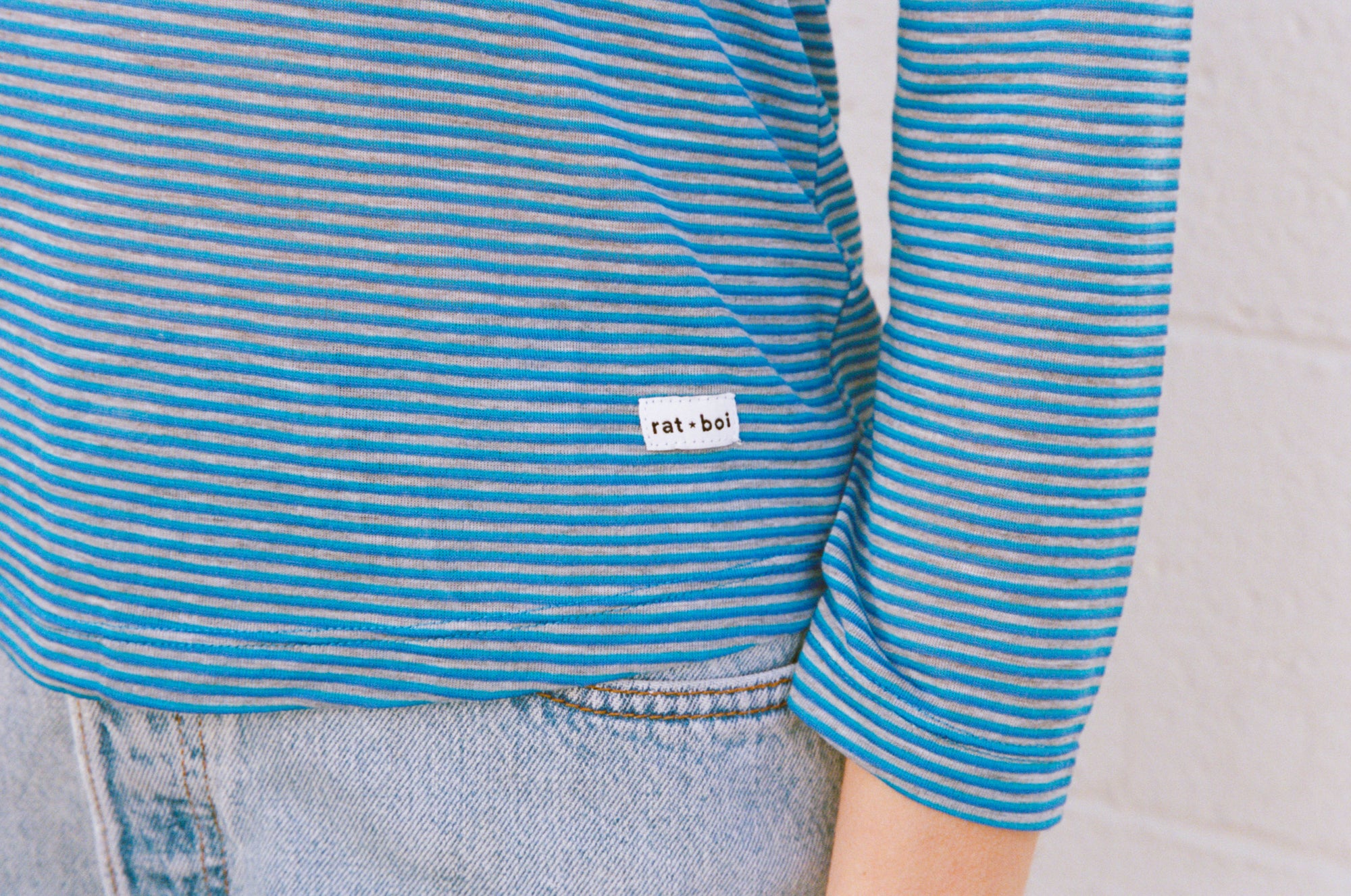 3/4 SLEEVE TOP IN RASPBERRY