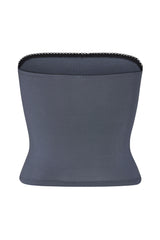 LINED CONTOUR TUBE TOP IN SLATE