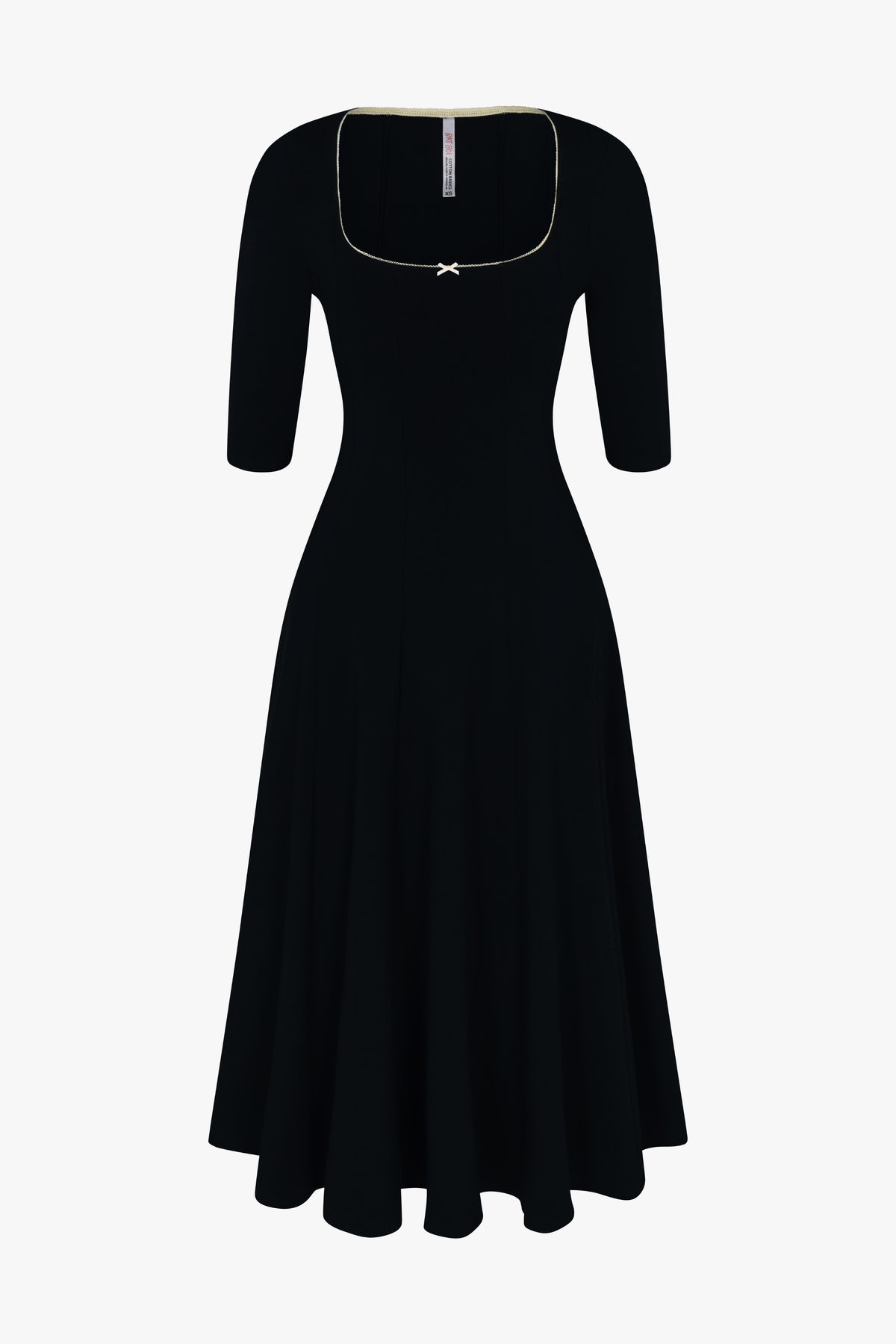 DREAM DRESS 3/4 SLEEVE IN ONYX S / ONYX DREAM DRESS 3/4 SLEEVE IN ONYX S / ONYX