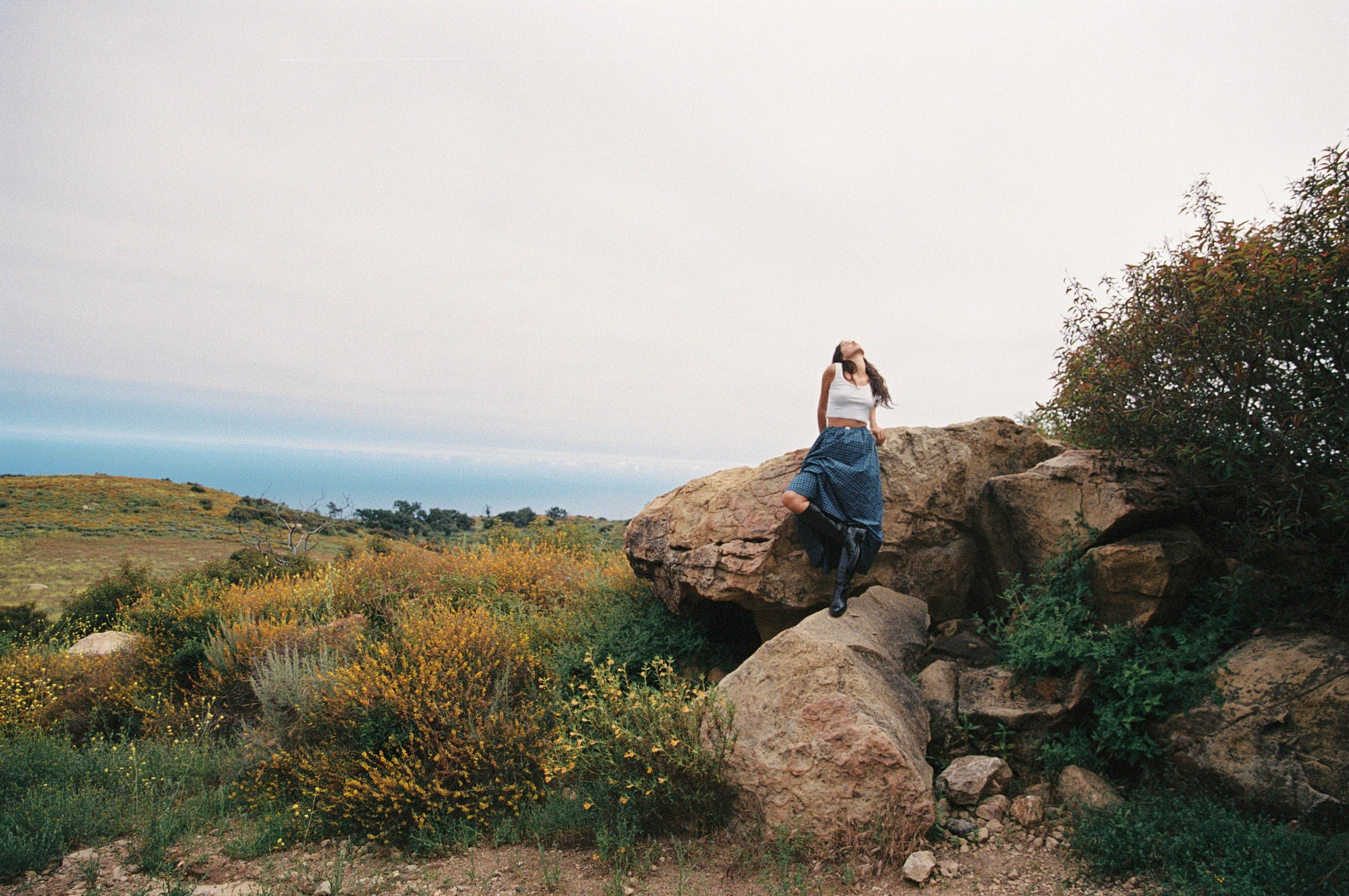 DREAM SKIRT IN ROYAL TARTAN