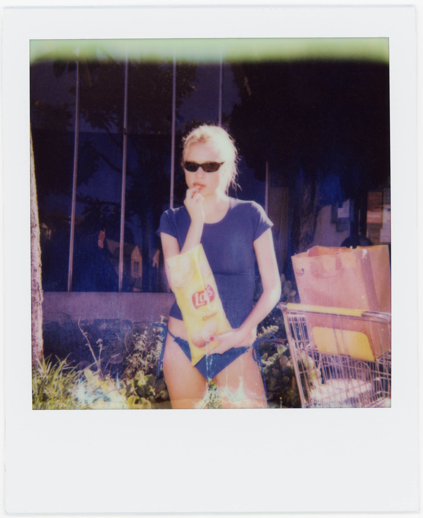 RUFFLE CHARM BIKINI BOTTOM IN ULTRAMARINE