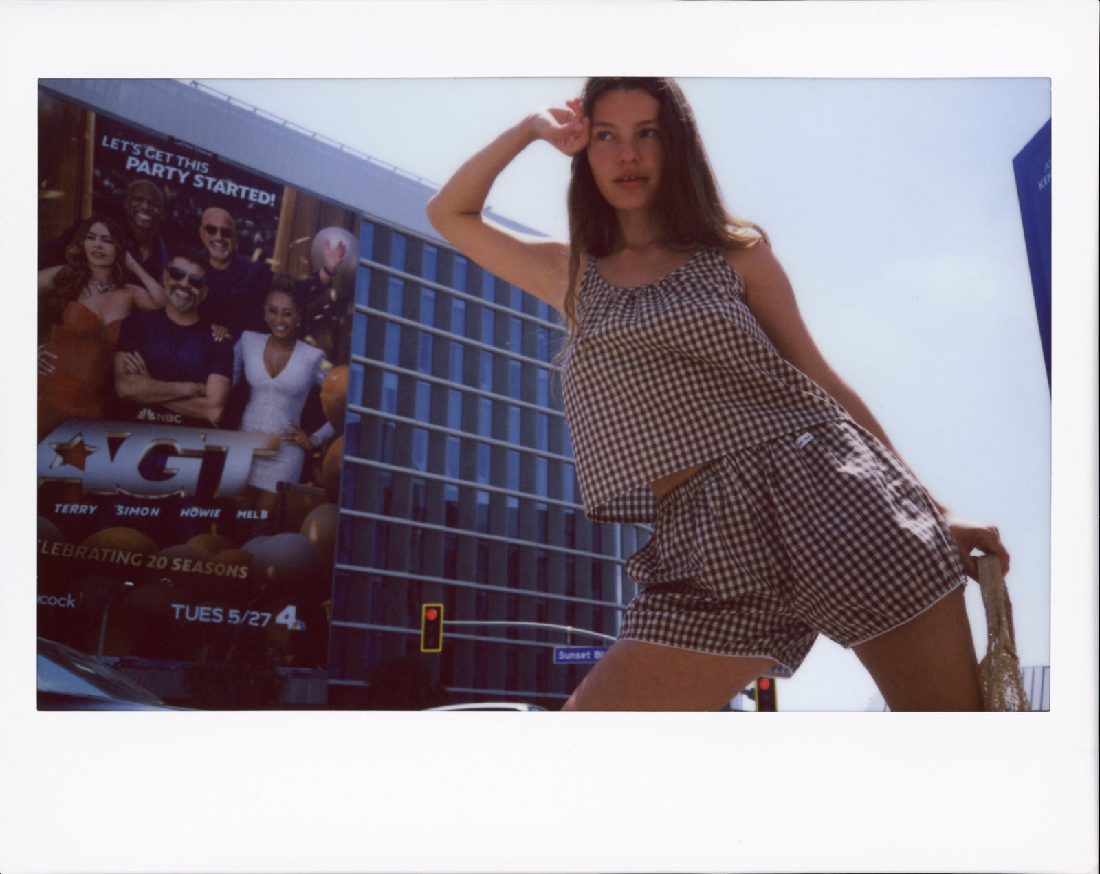 EASY BLOOMER SHORT IN TEDDY GINGHAM