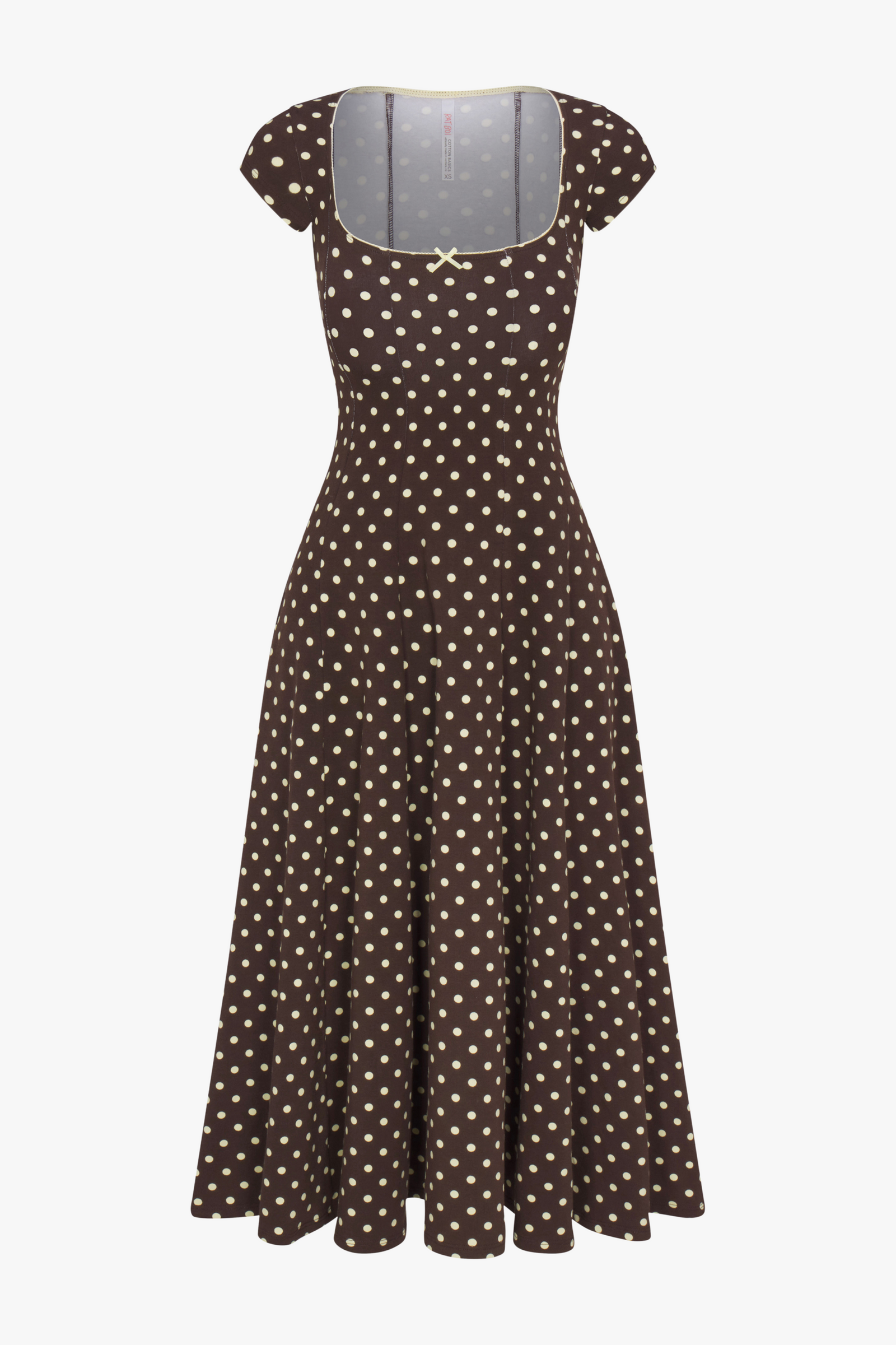 DREAM DRESS IN ESPRESSO DOT