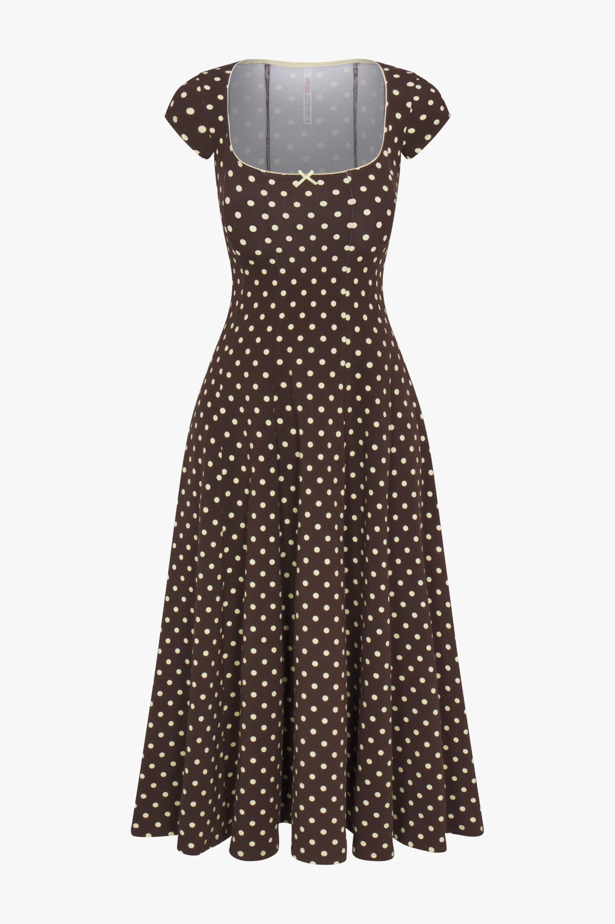 DREAM DRESS IN ESPRESSO DOT