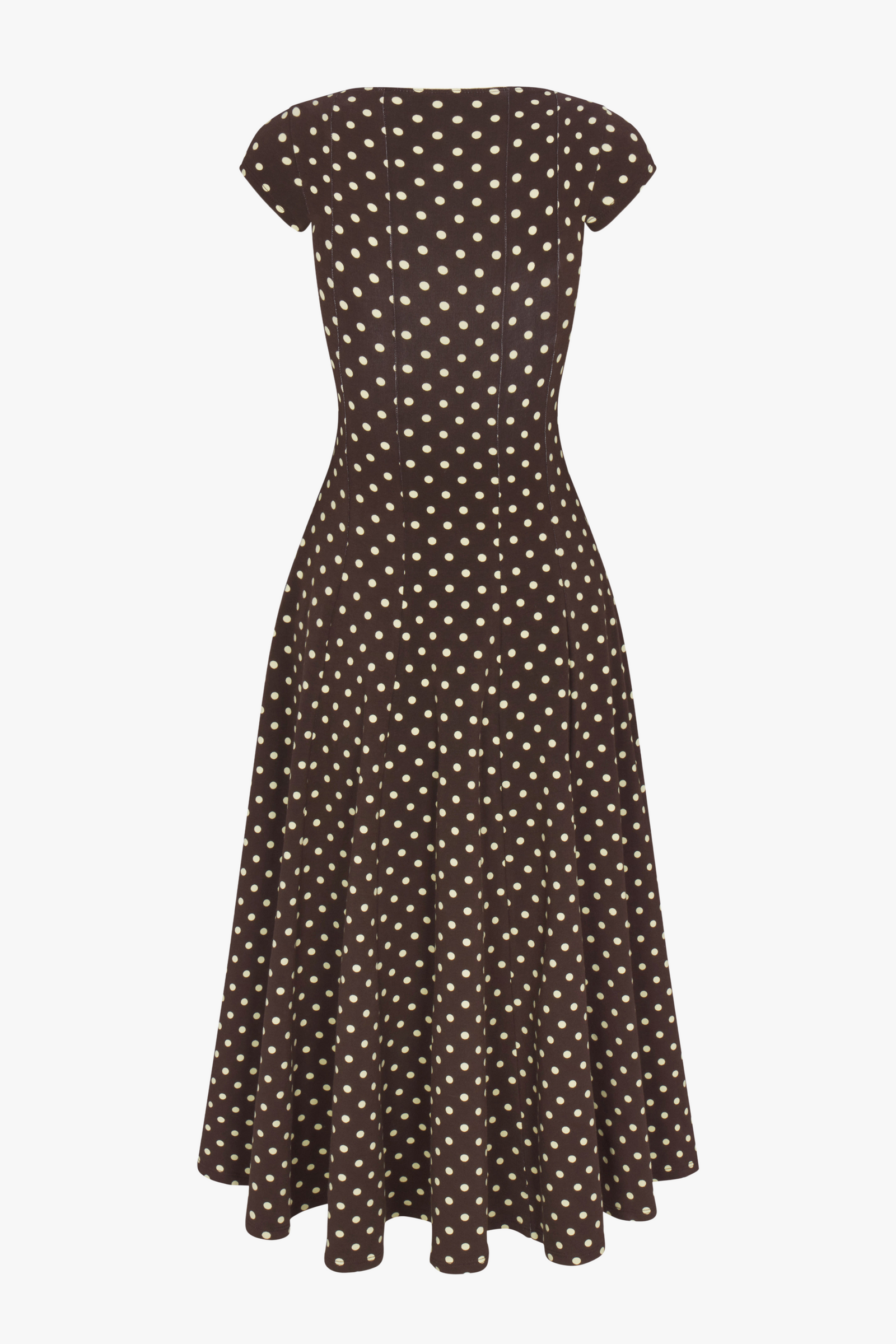 DREAM DRESS IN ESPRESSO DOT