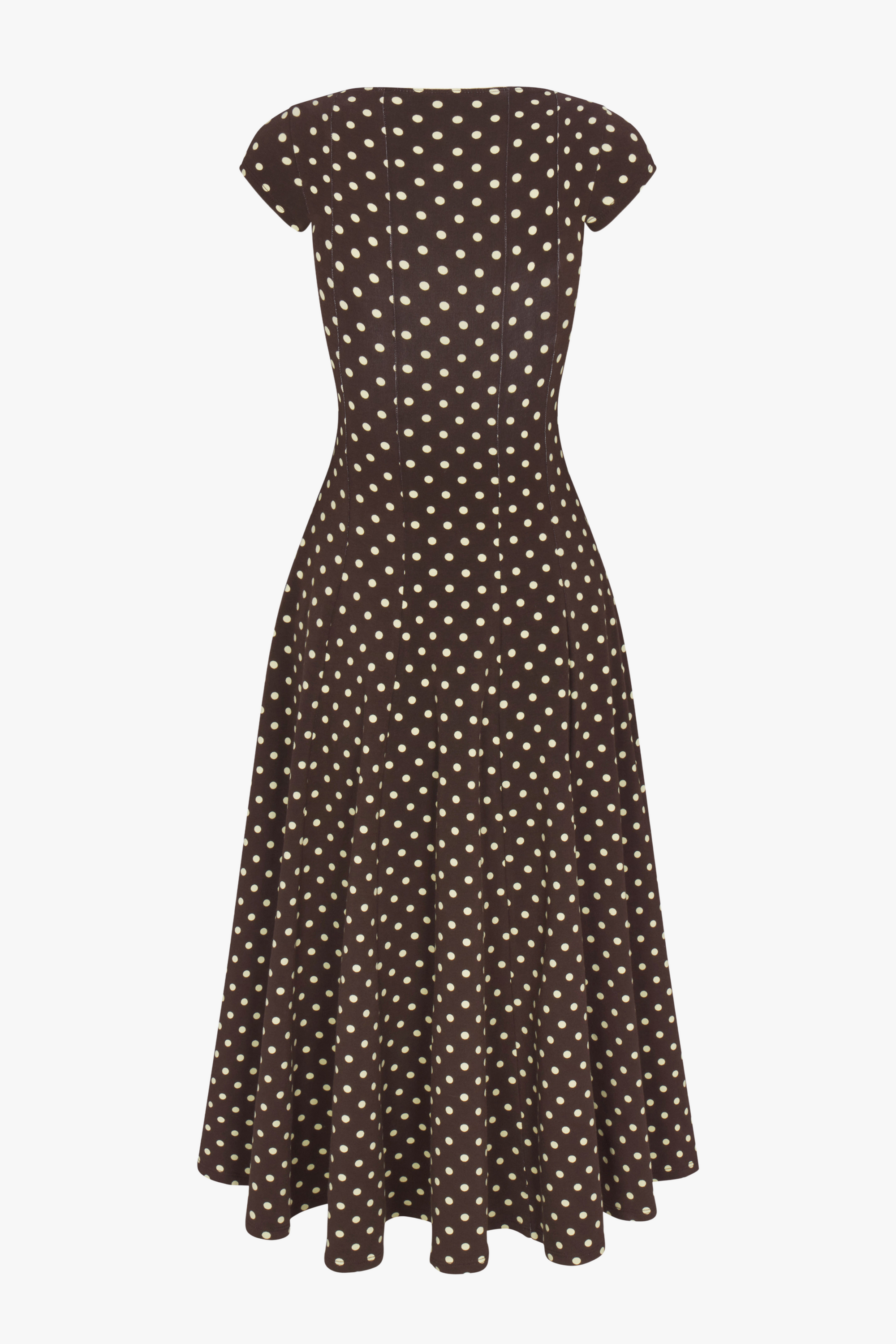DREAM DRESS IN ESPRESSO DOT