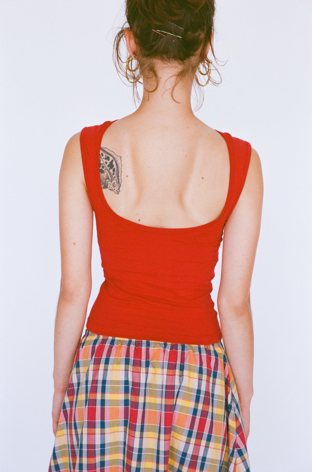 BOATNECK TOP IN POPPY