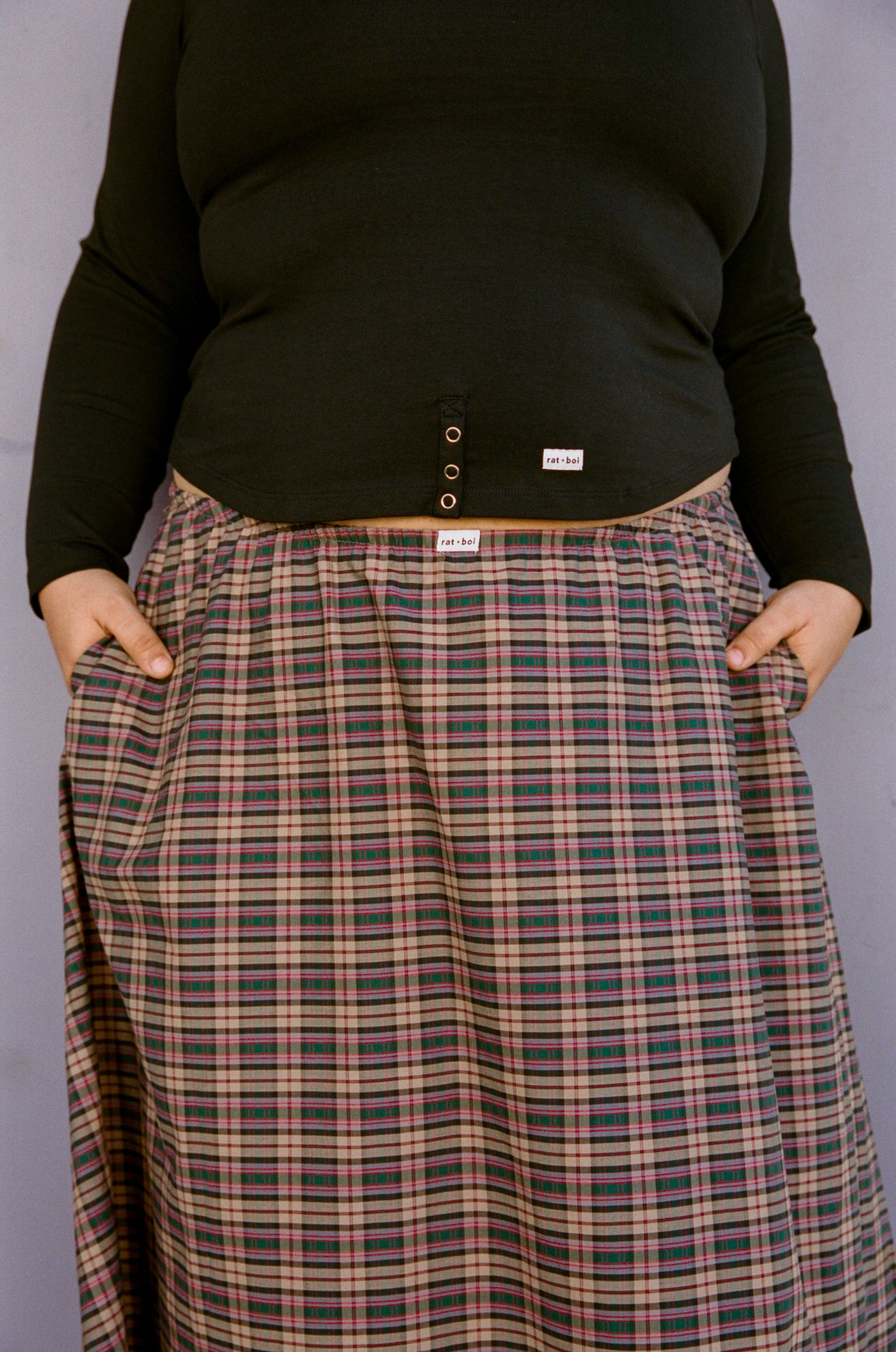 DREAM SKIRT IN THISTLE TARTAN
