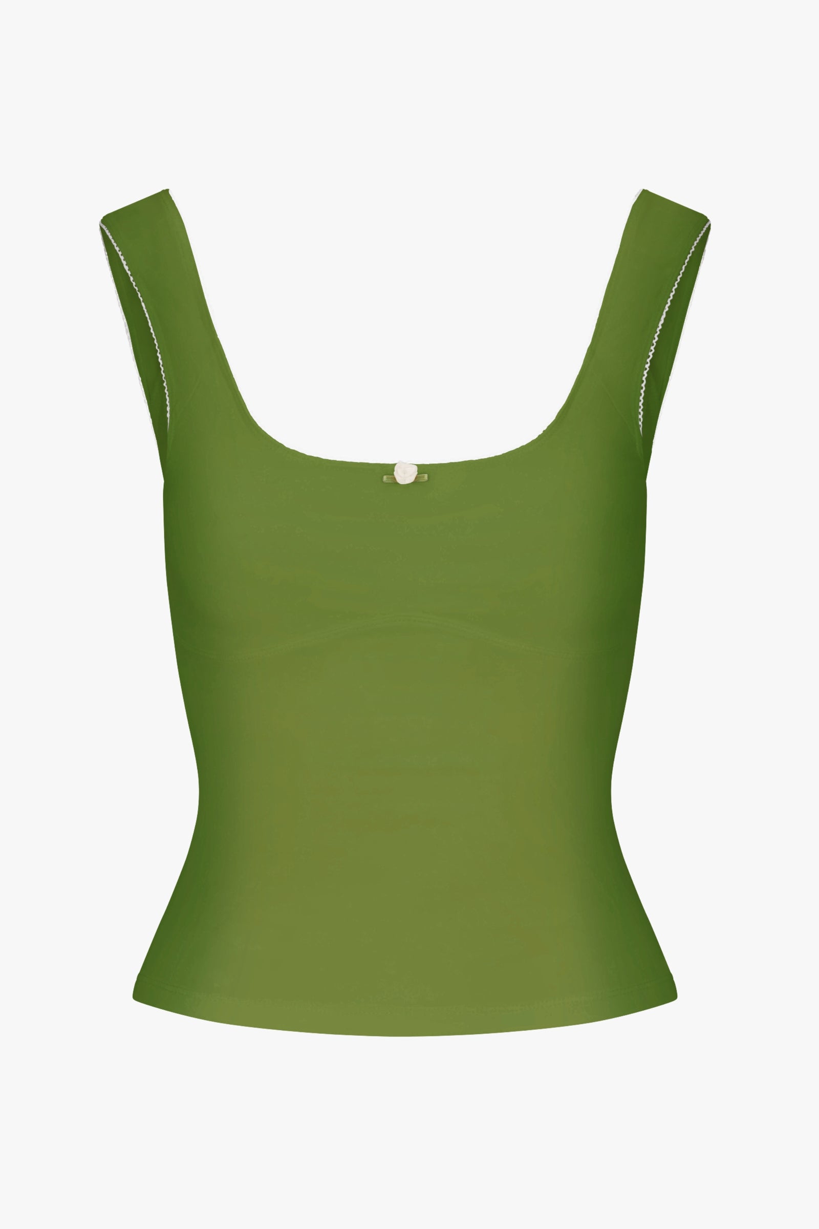 ROMANTIC TOP IN WASABI
