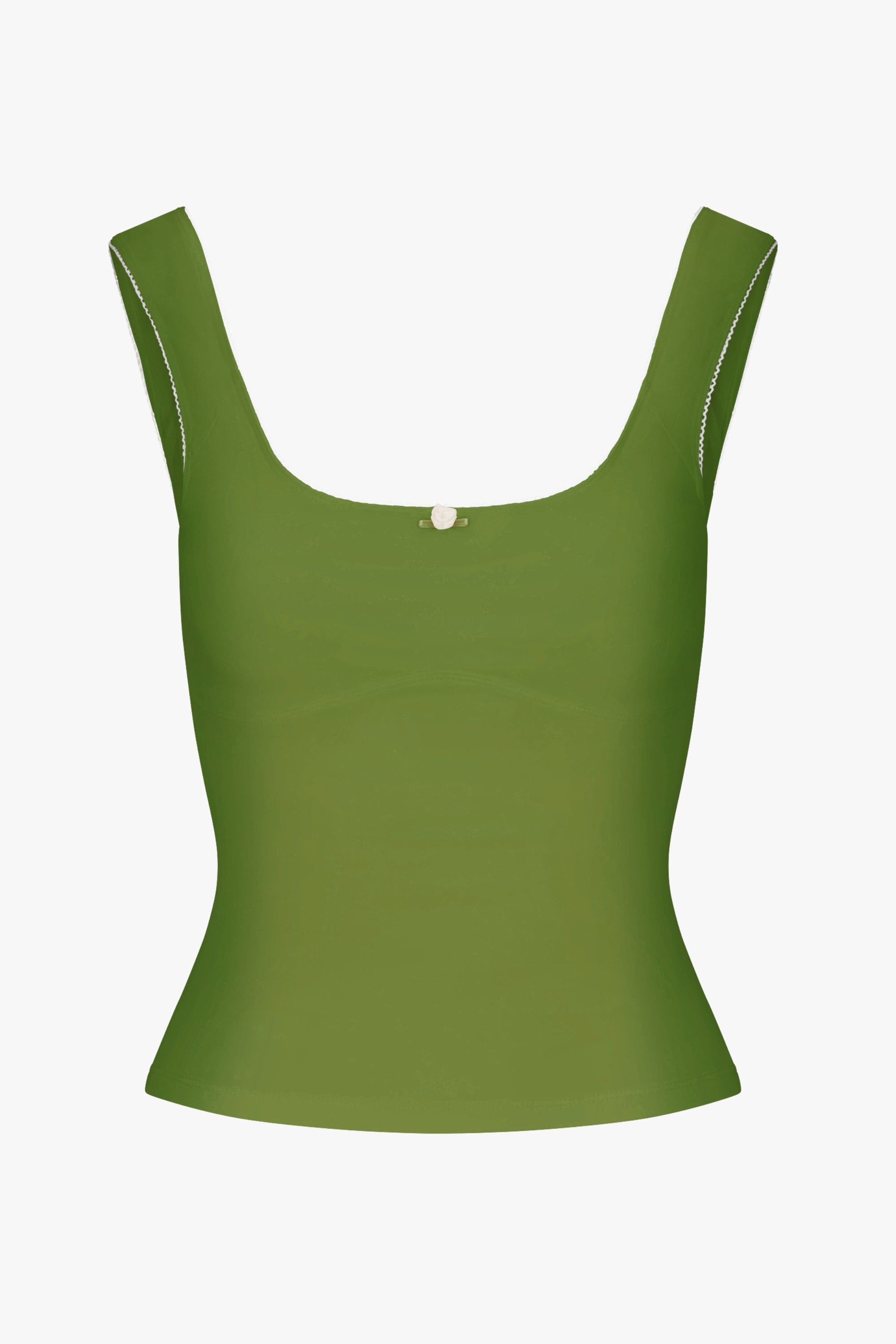 ROMANTIC TOP IN WASABI