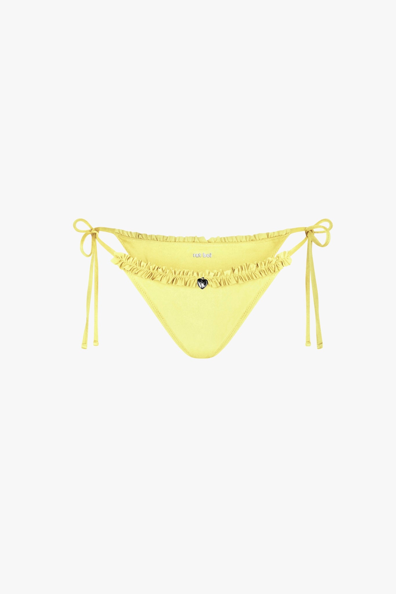 RUFFLE CHARM BIKINI BOTTOM IN BUTTER
