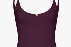SCOOP BACK CAMI IN BOYSENBERRY