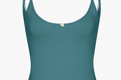 SCOOP BACK CAMI IN SEA