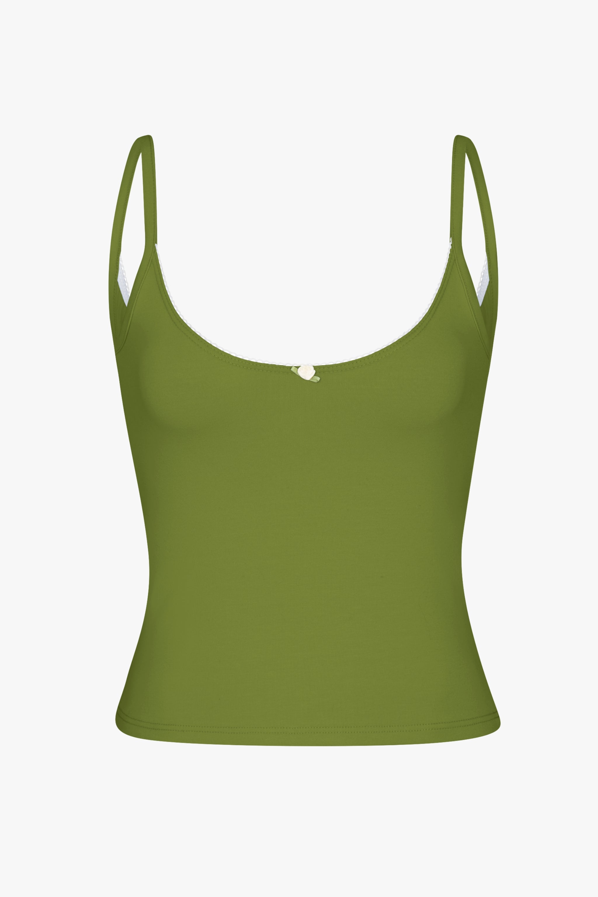 SCOOP BACK CAMI IN WASABI – RAT BOI