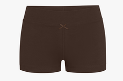 LOUNGE BIKE SHORTS IN MOCHA