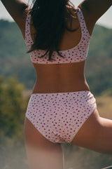 SCOOP BACK BRA IN IRIS