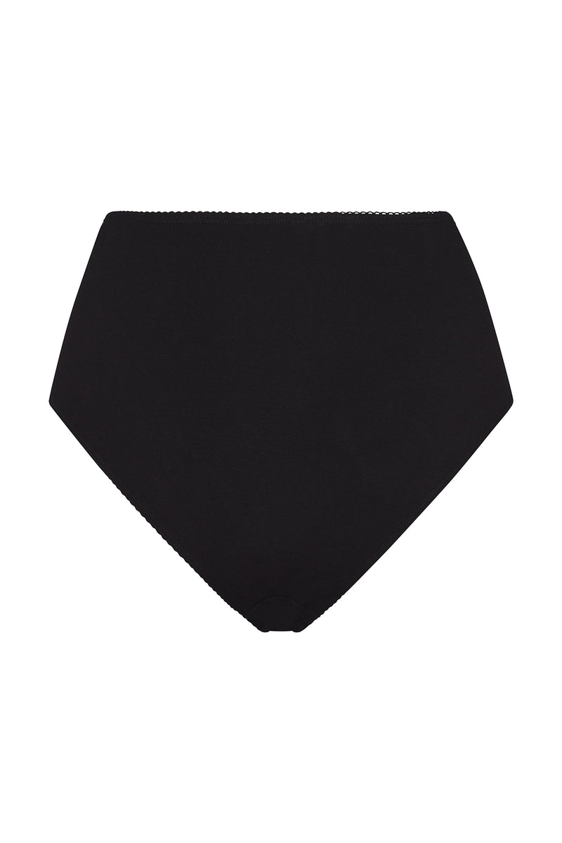 HIGH RISE UNDIES IN ONYX