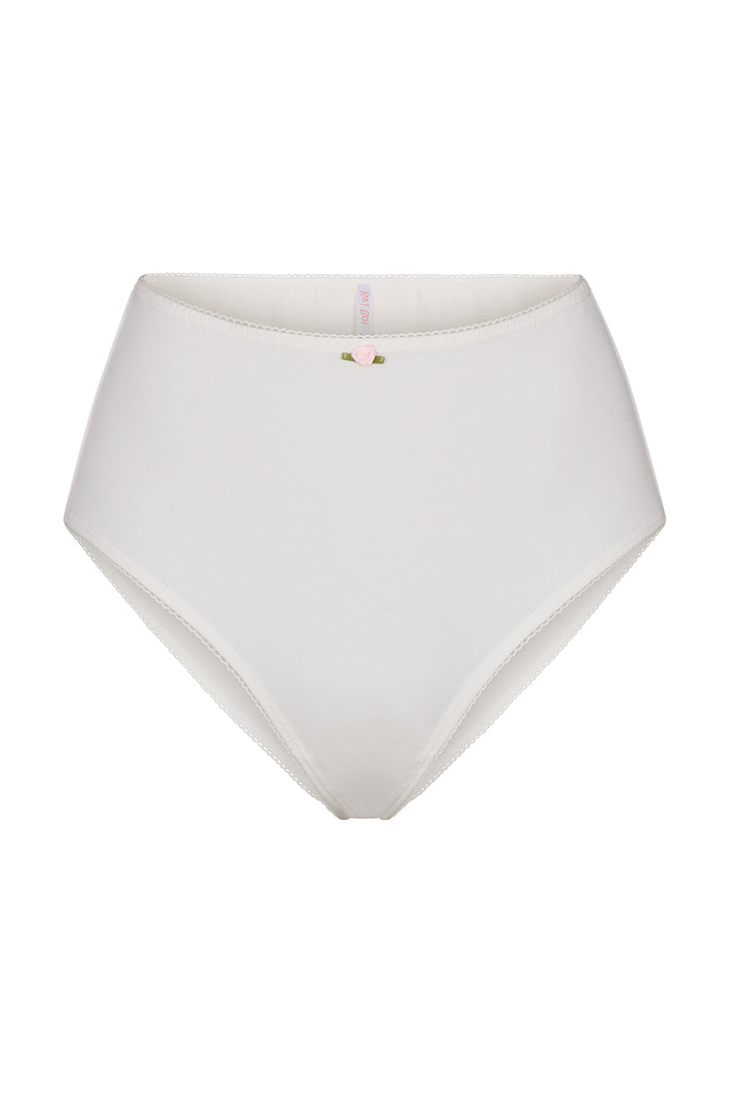 ORGANIC HIGH RISE UNDIES IN CLOUD