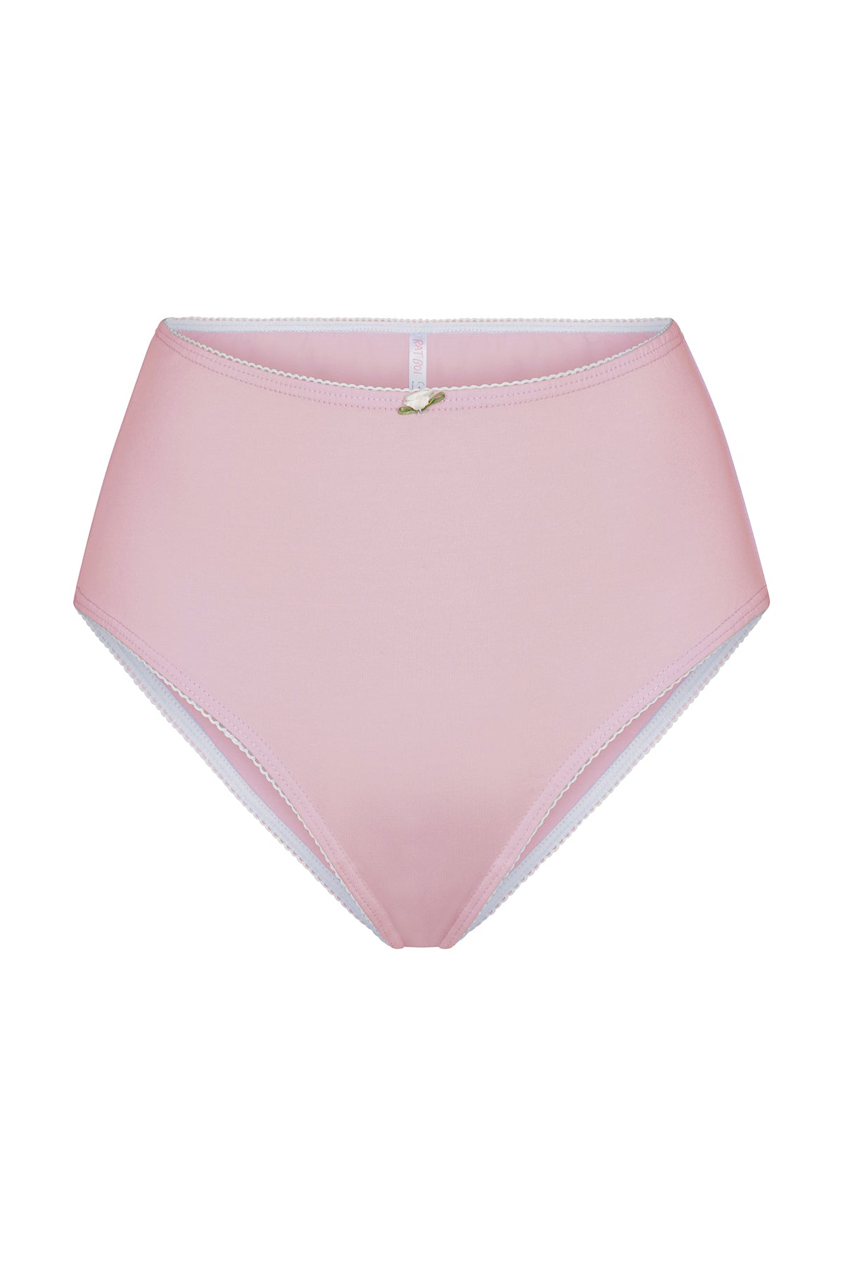 HIGH RISE UNDERWEAR IN BABY PINK