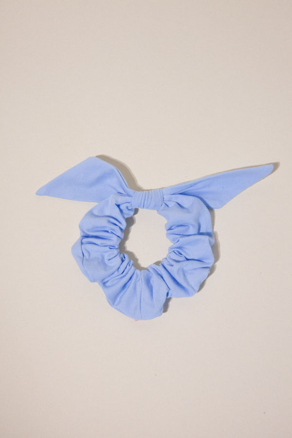 Baby Blue Bunny Ear Scrunchie