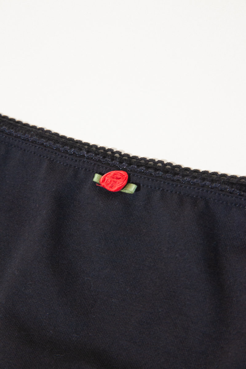 HIGH RISE UNDIES IN ONYX