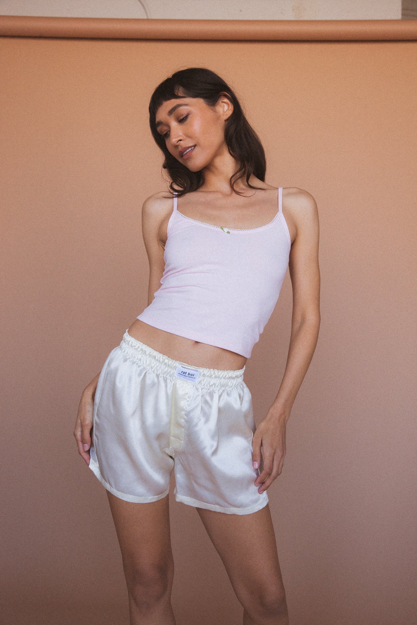 SCOOP BACK CAMI IN BABY PINK – RAT BOI SCOOP BACK CAMI IN BABY PINK – RAT BOI