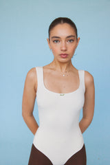ORGANIC PERFECT SCOOP BODYSUIT IN BODY BUTTER