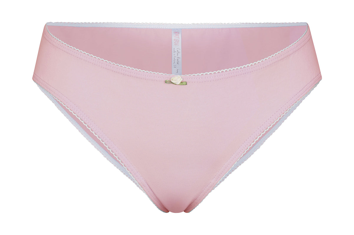 LOW RISE UNDERWEAR IN BABY PINK