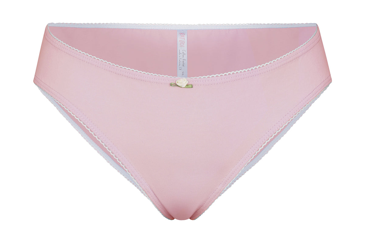  Pink Rose Women's Underwear Low Rise Stretch Panties