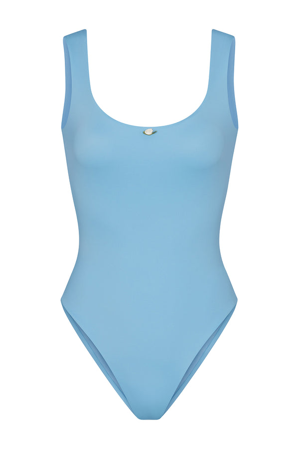 PERFECT SCOOP ONE PIECE SWIMSUIT IN DOLPHIN