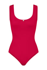 PERFECT SCOOP BODYSUIT IN CHERRY