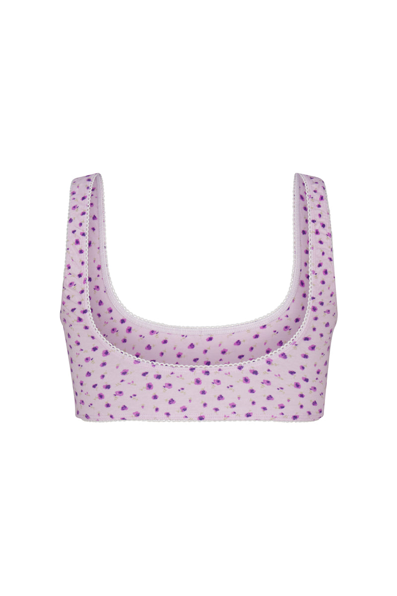 SCOOP BACK BRA IN IRIS