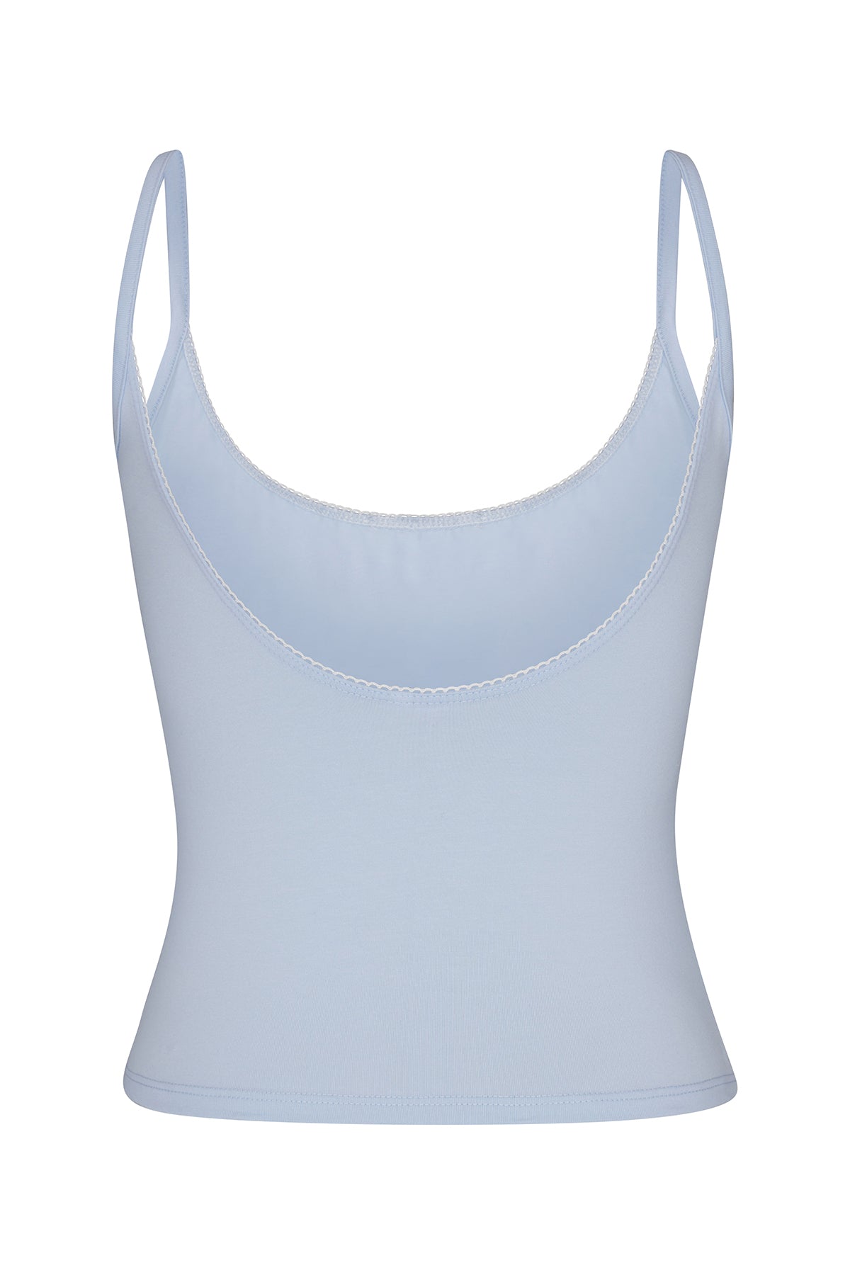 SCOOP BACK CAMI IN BABY BLUE