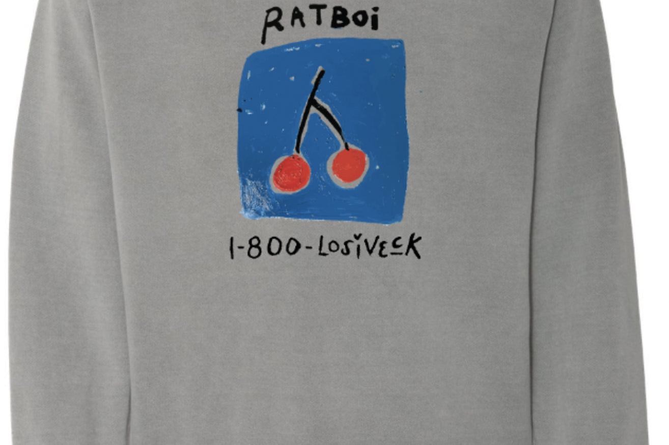 LOSIVECK CHERRY PULLOVER IN PAVEMENT