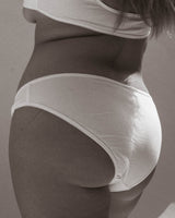 ORGANIC LOW RISE UNDIES IN CLOUD